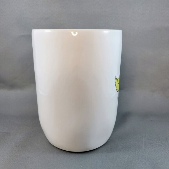 Mug Peep Rae Dunn With Yellow Chick Cup Tea Artisan Collection Easter White Blac - Picture 5 of 10